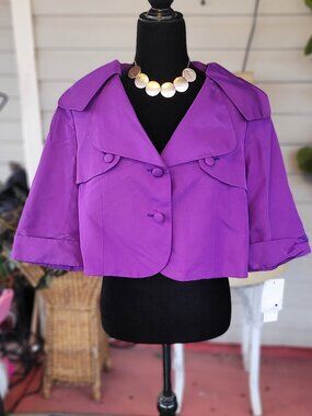 TERI JOHN STYLISH CROPPED JACKET